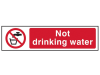 Scan Not Drinking Water - PVC 200 x 50mm 1