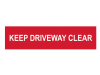 Scan Keep Driveway Clear - PVC 200 x 50mm 1