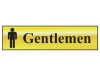 Scan Gentlemen - Polished Brass Effect 200 x 50mm 1