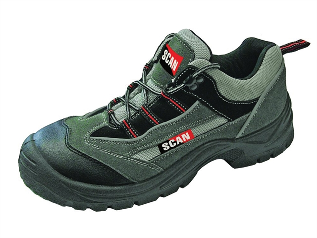 Scan Cheetah Grey Red Safety Trainers UK 12 Euro 46 1