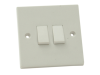 SMJ Lightswitch 2 Gang 2 Way 10Amp 1