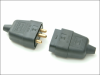 SMJ Black 10A 3 Pin Plug & Socket 1