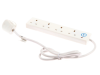 SMJ Extension Lead 240 Volt 4 Way 13A Surge Protection 2 Metre 240V 1