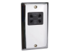 SMJ Dual Voltage Shaver Socket Chrome 1