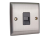 SMJ Secondary Telephone Outlet Brushed Steel 1