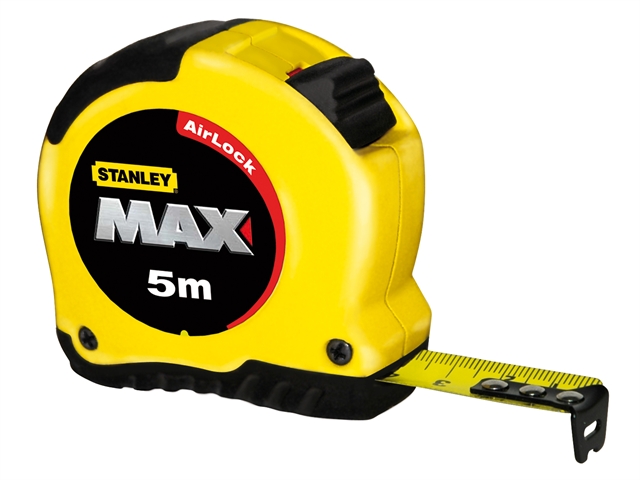 Stanley Tools Max Tape Rule 5m/16ft (Width 28mm) 2