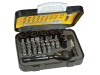 Stanley Tools Tech 3 Ratchet Bit Set of 39 1/4in Drive 1