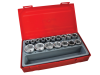 Teng TT1217-6 17 Piece Metric 6p Socket Set 1/2in Drive 1