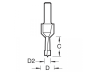 Trend 62/10 x 1/4 TCT Drill / Countersink / Counterbore 3