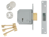 UNION 3G114E 5 Lever Mortice Deadlock C-Series 67mm 2.5in Satin Brass 1