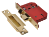 UNION StrongBOLT 2205S 5 Lever Mortice Sashlock Polished Brass 68mm 2.5in Visi 1