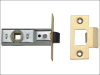 UNION Tubular Mortice Latch 2648 Polished Brass 64mm 2.5in Visi 1
