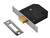 UNION ES-DL Polished Brass Essentials 3 Lever Mortice Deadlock 65mm 2.5in Visi 1