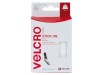 VELCRO® Brand Stick On VELCRO® Brand Squares 25mm White Pack of 24 1