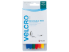 VELCRO® Brand Adjustable VELCRO® Brand Ties (5) 12mm x 20cm Multi-Colour 1