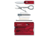 Victorinox Swiss Card Translucent Red Blister Pack 2