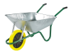 Walsall Boxed 85L Galvanised Easi-Load Builders Wheelbarrow - Puncture Proof 1