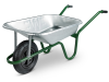 Walsall 85L Heavy-Duty Galvanised Builders Barrow MQ 15 1