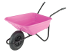 Walsall 90L Pink Polypropylene Barrows Min Quantity of 15 Only 1