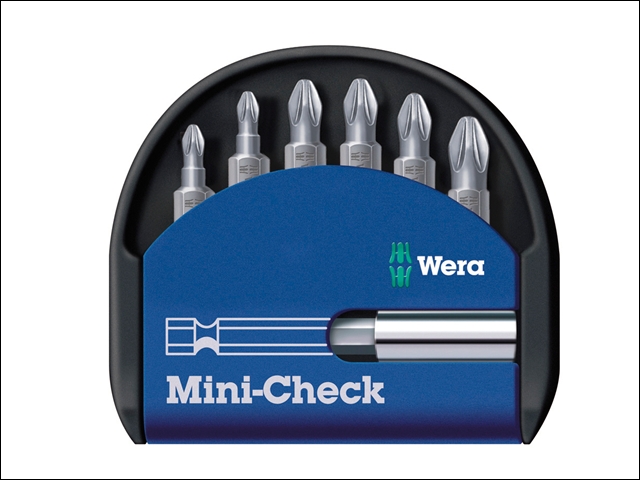 Wera Mini Check Pozi Bit Set 7 Piece 1