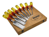 XMS IRWIN Marples M373 Bevel Edge Splitproof Chisel Set in Box, 8 Piece 1