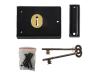 Yale Locks P402 Rim Lock Black Finish 102 x 76mm Visi 1