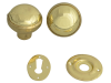 Yale Locks P405 Rim Knob Polished Brass Finish 1