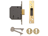Yale Locks PM552 5 Lever Mortice Deadlock 67mm 2.5in Polished Brass 1