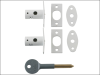 Yale Locks 8001 Security Bolts White Finish Pack of 2 Visi 1