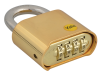 Yale Locks Y126 50mm Brass Combination Padlock 2