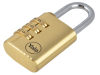 Yale Locks YE1 Brass Padlock 25mm (2 Pack) 4