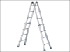 Zarges Industrial Telescopic Combination Ladder 4 x 4 Rungs 1