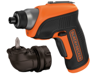 Black & Decker CS3652LC Cordless Screwdriver & Right Angle Attachment 3.6 Volt Li-Ion