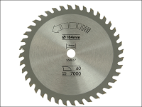 Black & Decker Circular Saw Blade 184 x 16mm x 40T Fine Cross Cut