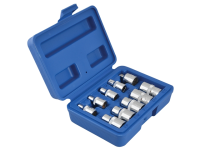 BlueSpot Tools Torx Socket Set of 10 1/4 & 3/8in Drive