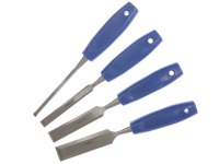 BlueSpot Tools Wood Chisel Set of 4: 6, 12, 19 & 25mm