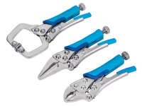 BlueSpot Tools Mini Locking Plier Set, 3 Piece