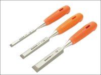 Bahco 414 Bevel Edge Chisel Set of 3: 12, 18 & 25mm