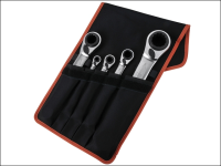 Bahco Reversible Ratchet Spanners Set 5 Piece 8-36mm