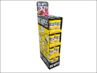 Big Wipes Black Top Multi-Purpose Wipes 80 1/8 Pallet Display 32 Tub