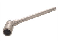 Bi Metal Scaffold Spanner 7/16W 14/11mm Flat Titanium Handle Steel Socket