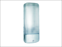 Byron ES81A Plastic Security Light with Motion Detector Chrome