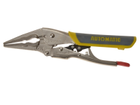 C H Hanson Automatic Locking Needle Nose Pliers Soft Grip Handle 180mm (7 in)