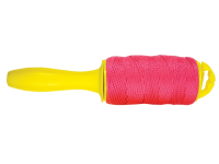 C H Hanson Braided Pink Nylon Line & Reel 76m (250ft)