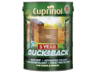 Cuprinol Ducksback 5 Year Waterproof for Sheds & Fences Autumn Gold 5 Litre
