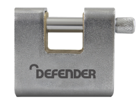 DEFENDER Armoured Warehouse Block Padlock 80mm Keyed Alike