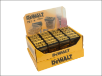 DEWALT DP40 Display Flip Top 25mm PZ2 (20 packs of 25 bits)