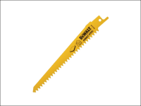 DEWALT Bi Metal Sabre Blade Splinter Free Cuts in Plaster 152mm Pack of 5