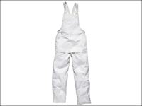 Dickies Painters Bib & Brace White - Large 38 to 40 waist