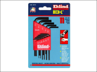 Eklind Hexagon Key Short Arm Set of 11 Imperial (1/16 - 1/4in)